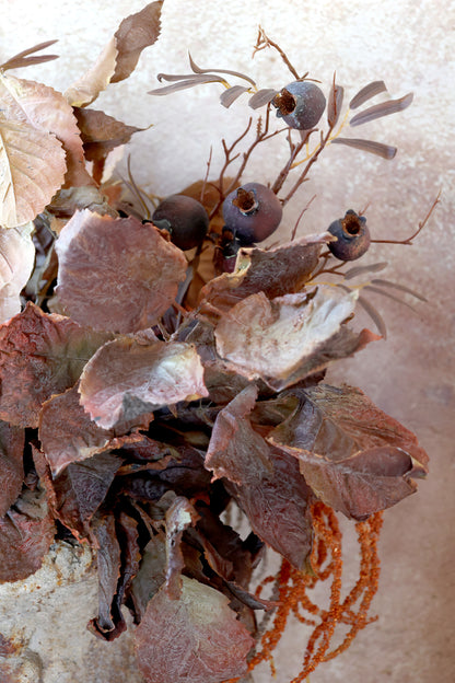 Kunstblume Zweig mit Samenkapsel