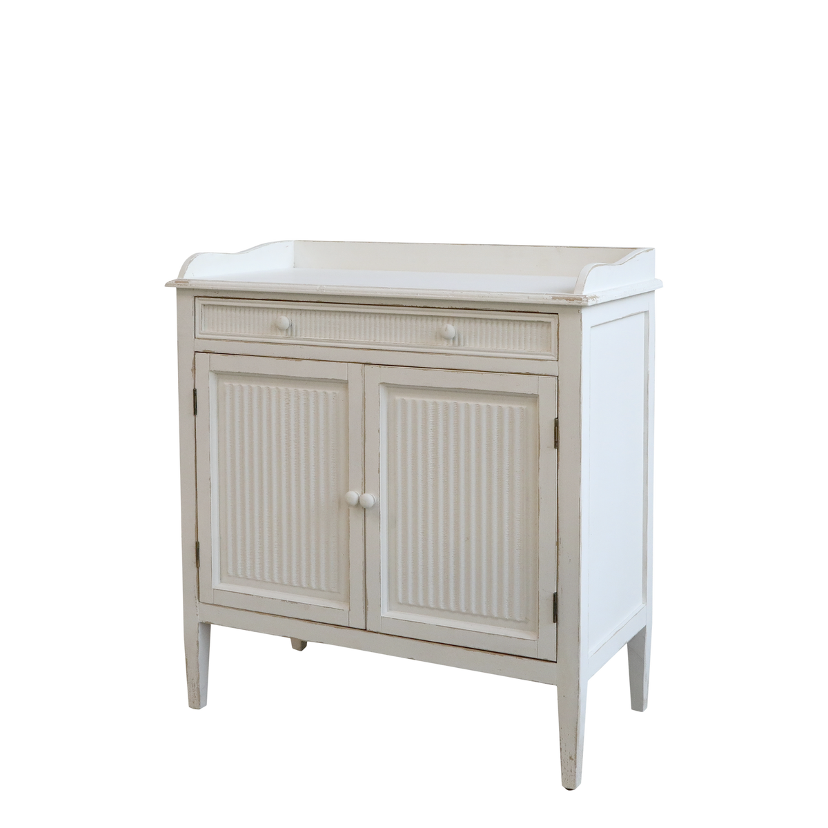 Schrank / Sideboard antique weiß