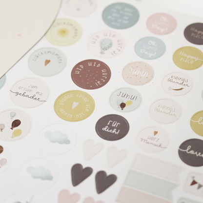 Baby Album mit Stickerei Mein erstes Jahr