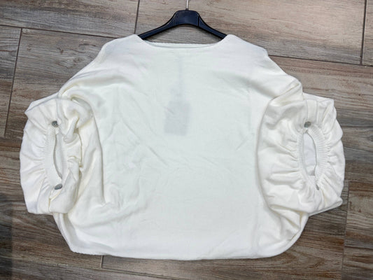 Oversize-Strickpullover mit Fledermausärmeln 22120: Beige