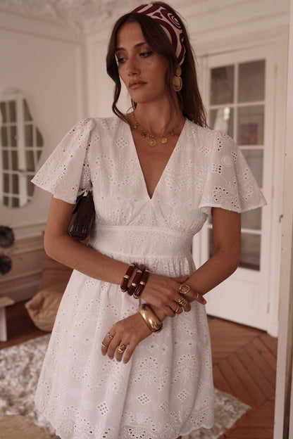 Kleid Jalen: Weiß / M/L
