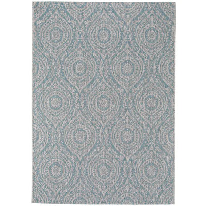 Teppich Cleo Beige/Turquoise 140x200 cm