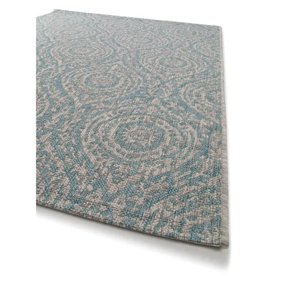 Teppich Cleo Beige/Turquoise 140x200 cm