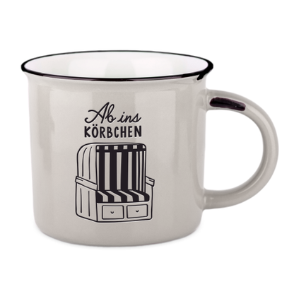 Becher Ab ins Körbchen