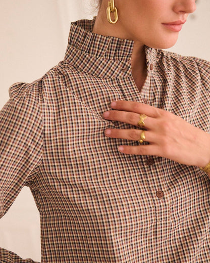 Kleid Berthe: Taupe / M