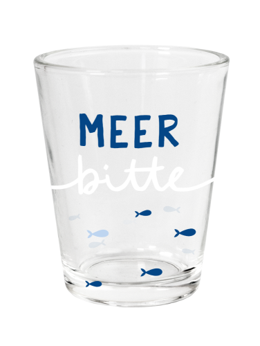 Schnapsglas. Meer bitte