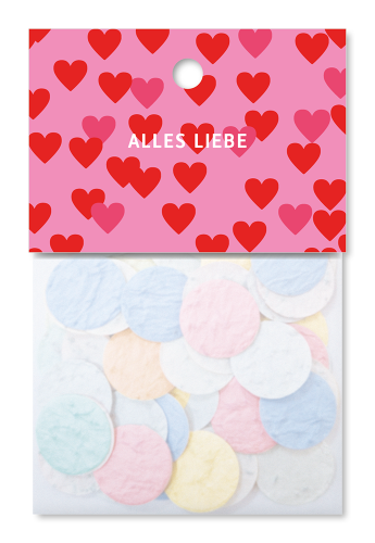 Blumenkonfetti Alles Liebe
