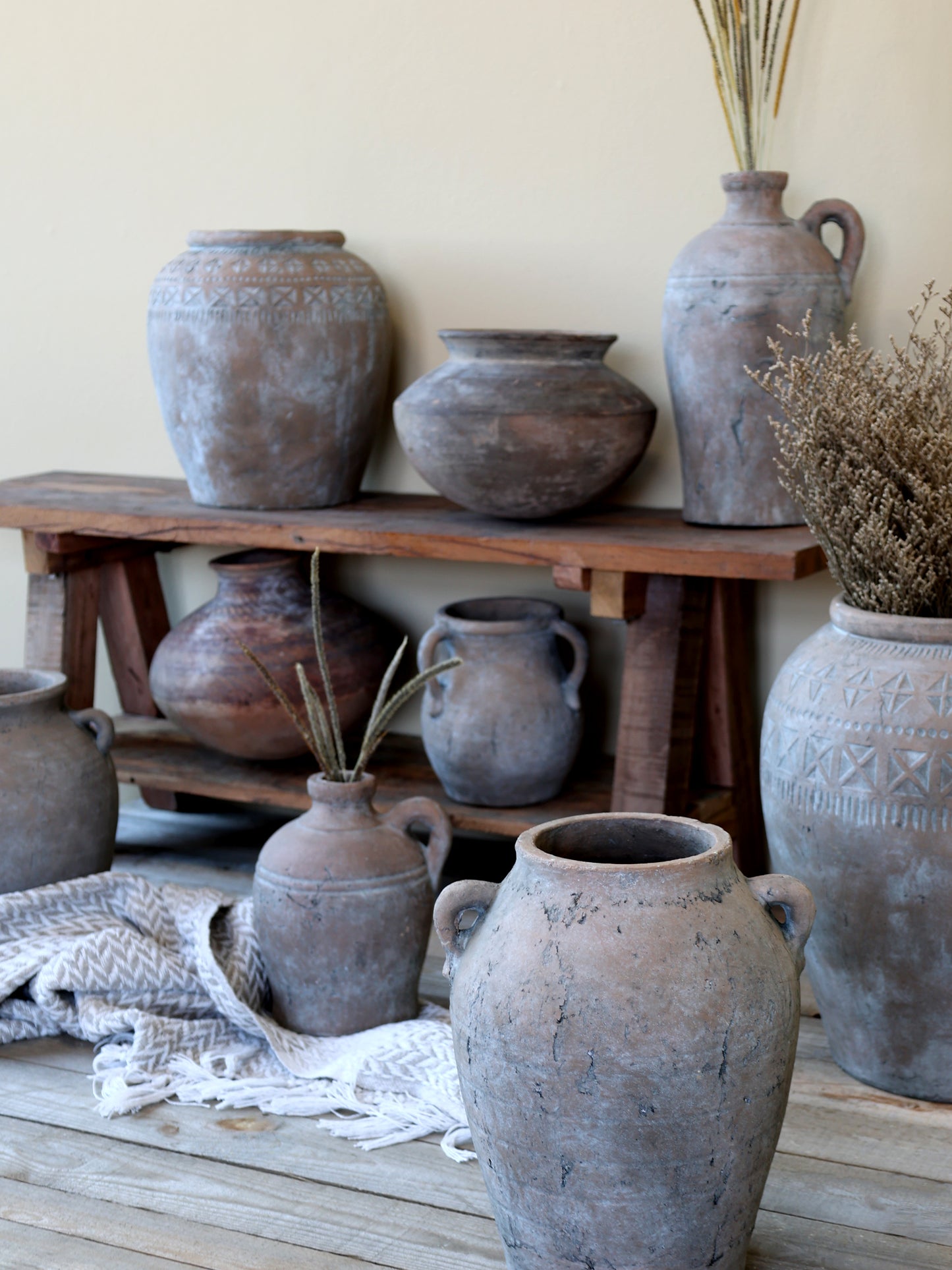 Terracotta Topf mit Muster