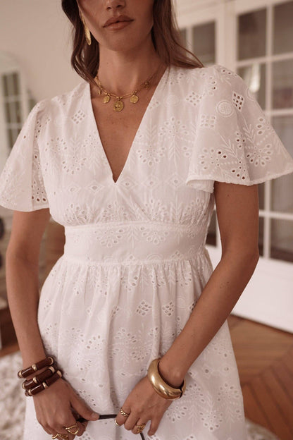 Kleid Jalen: Weiß / M/L