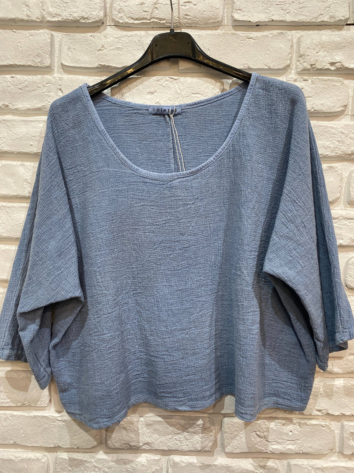 Pullover aus 90 % Baumwolle und 10 % Leinen: Jeans