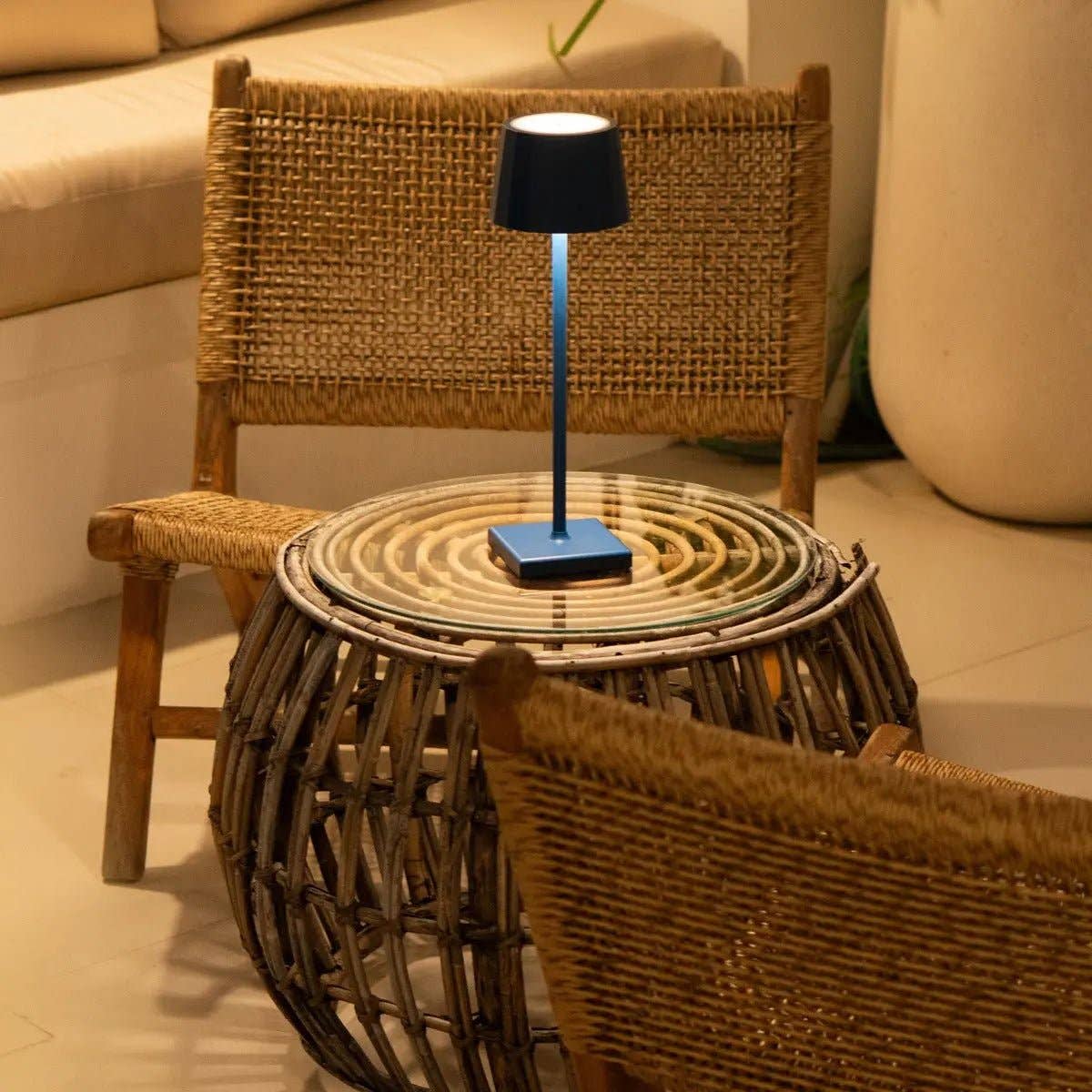 Tischlampe Wouter Delfter Blau