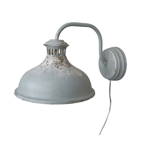 Wandlampe antique opal