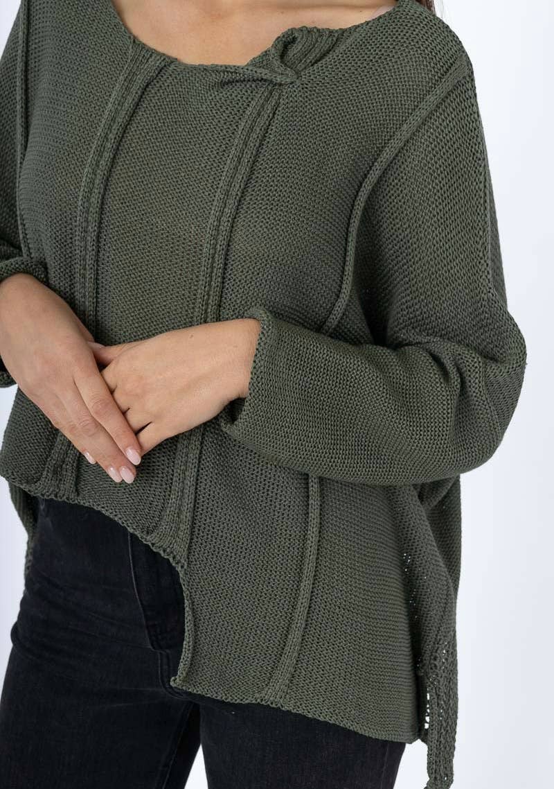 Pullover aus 100 % Baumwolle: Anthrazitgrau