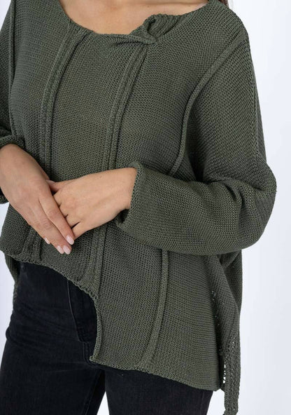 Pullover aus 100 % Baumwolle: Anthrazitgrau