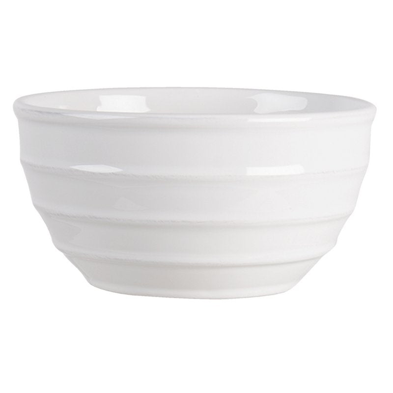 Schüssel weiß mit Rillen. 1000ml