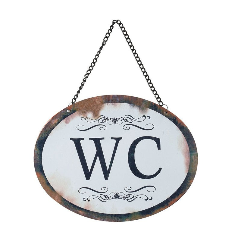 Schild WC 17x13 cm