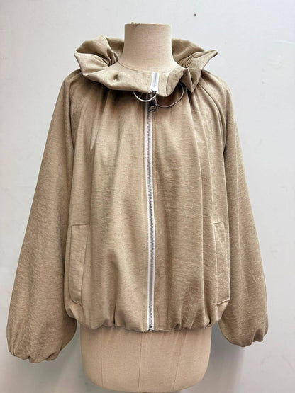 Leichte Damenjacke aus Polyester: Schwarz / 7226 Einheitsgröße