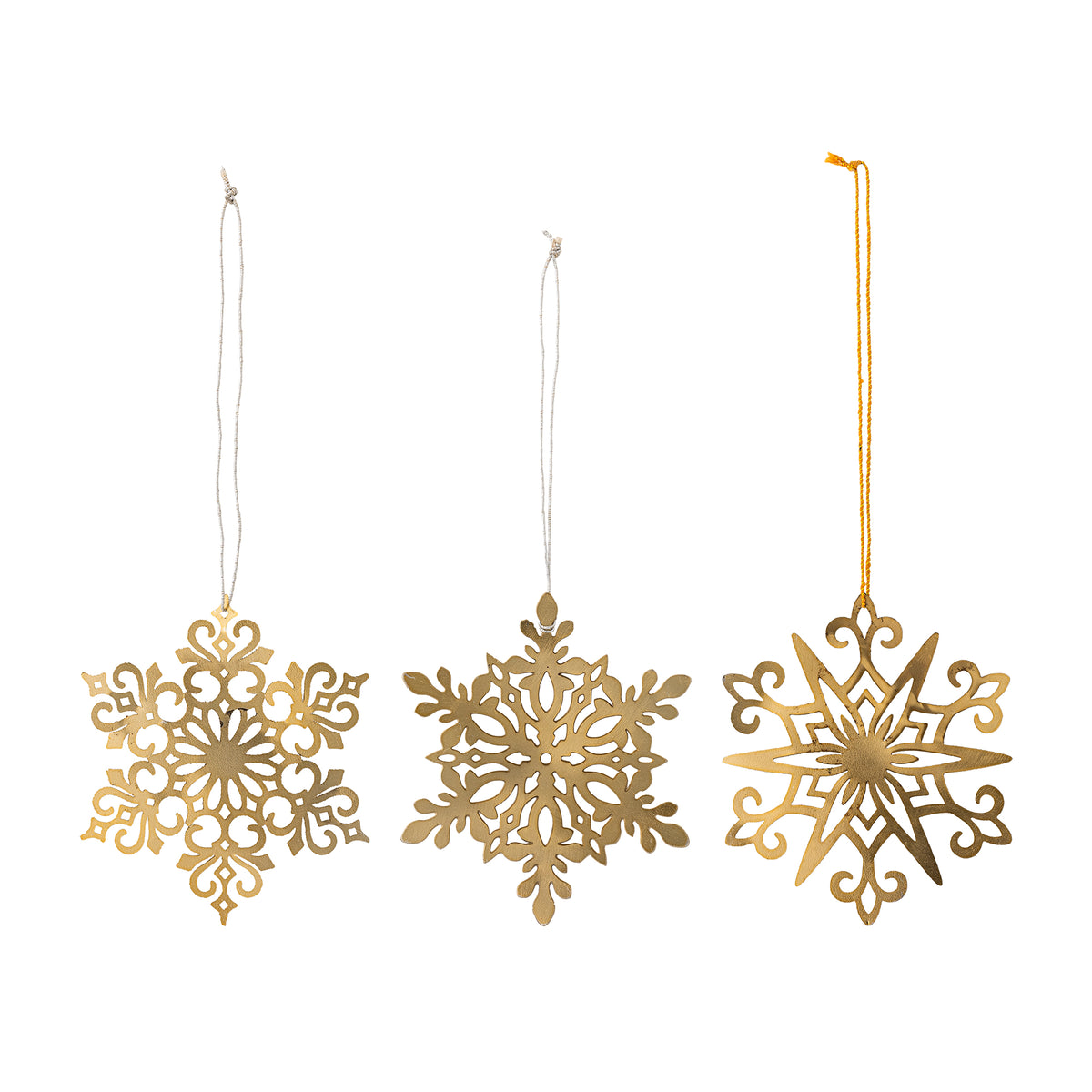 Ornament Mani Gold Eisen 3er Set