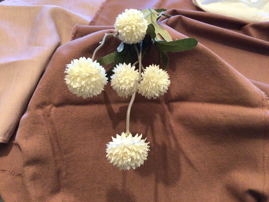 Kunstblume Kornblume weiß