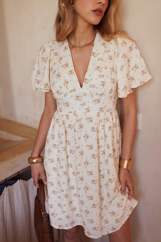 Meteor-Kleid: Beige / M