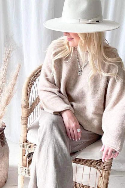 Strickpullover Angie Beige