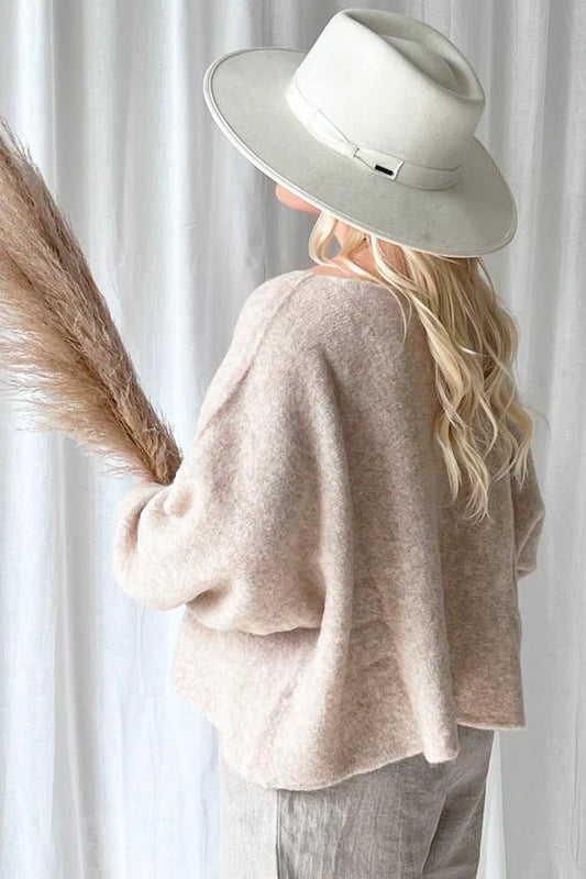 Strickpullover Angie Beige