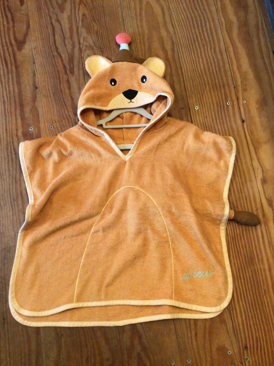 Organic Towel Poncho - Lion