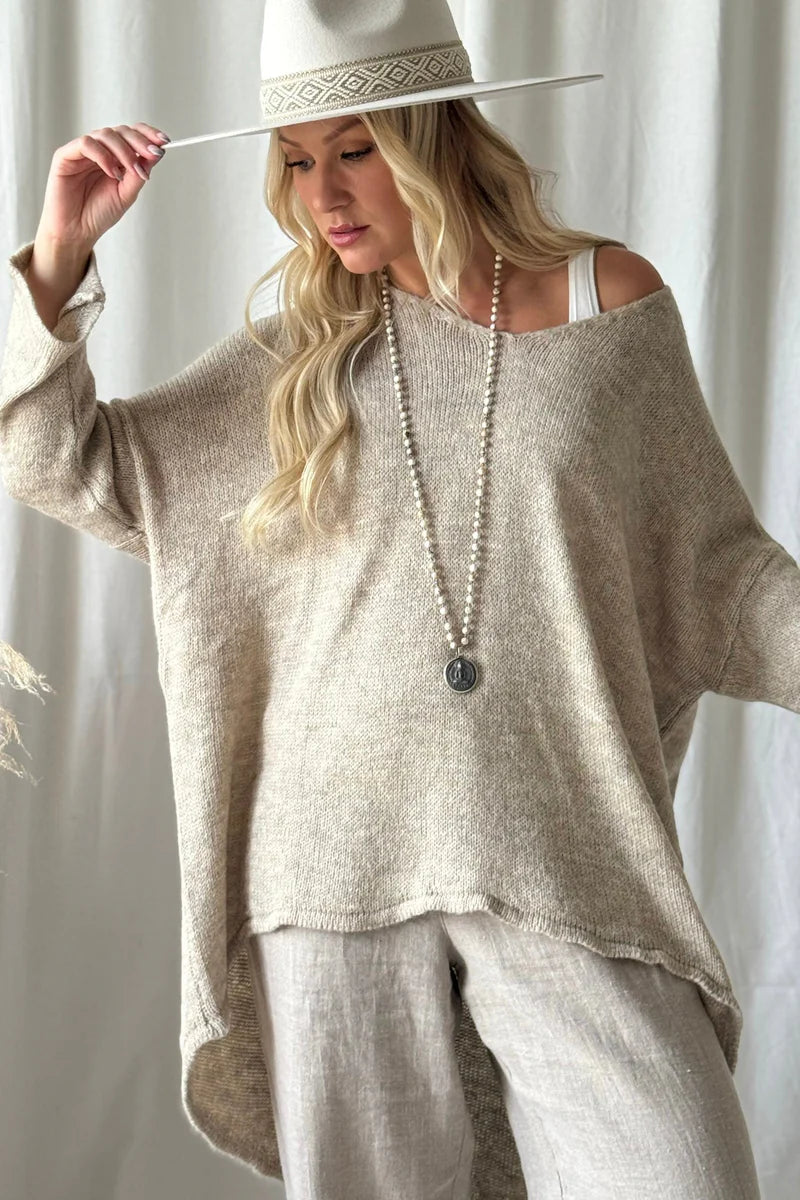 Strickpullover Blaire natur