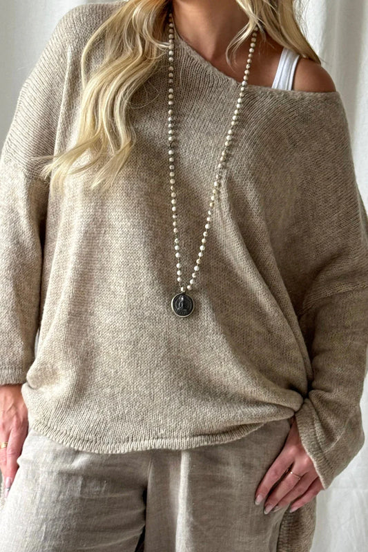 Strickpullover Blaire natur