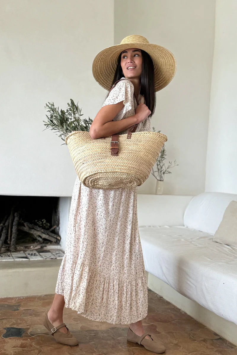 Blümchenkleid Creme S/M