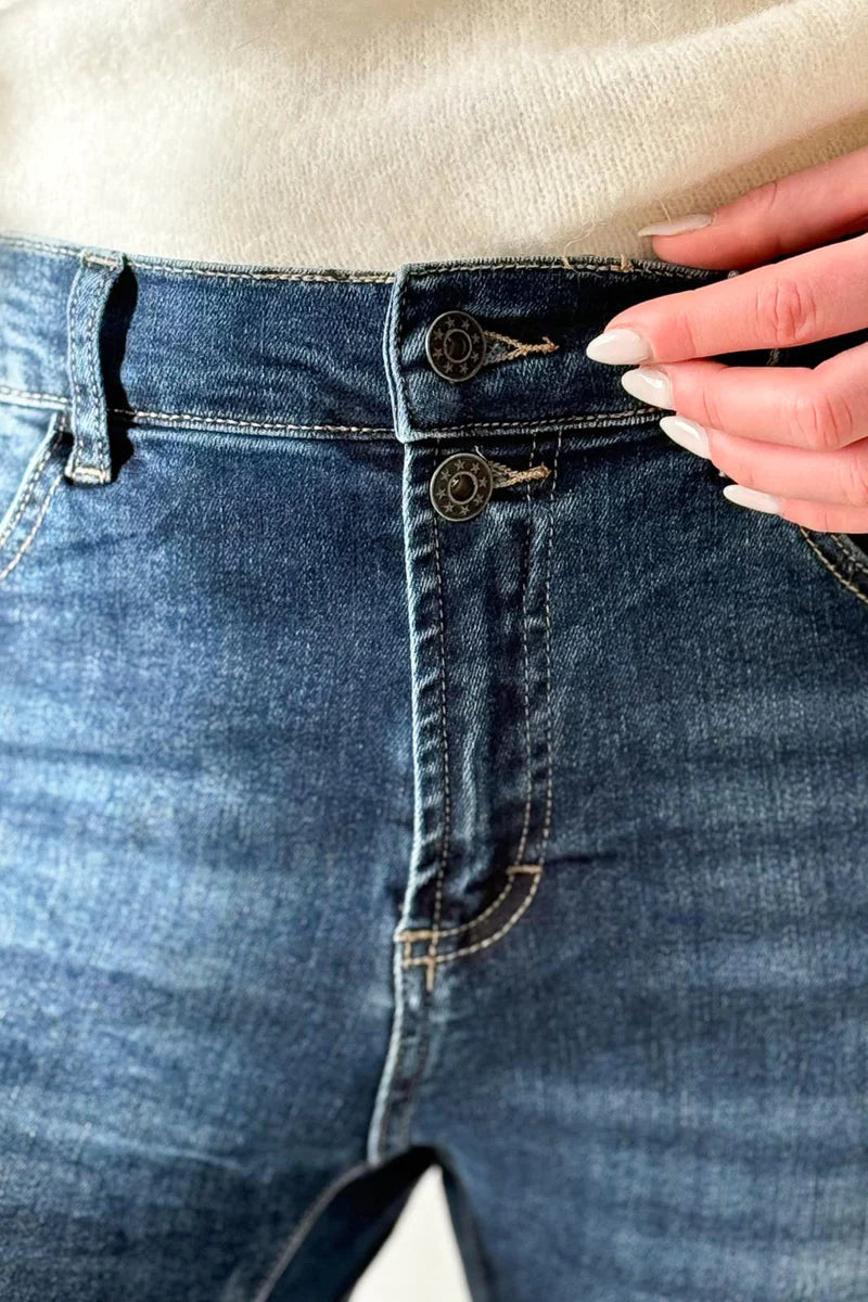 Boyfriend Jeans dark wash