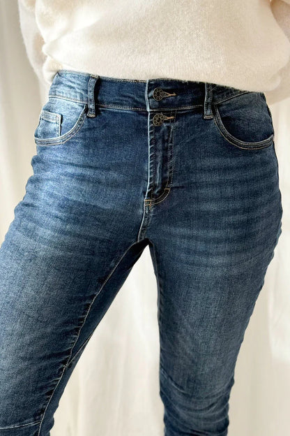 Boyfriend Jeans dark wash