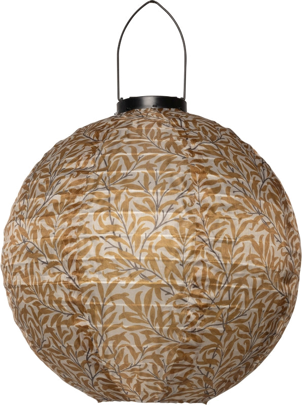 Laterne mit Solar Globus Birke