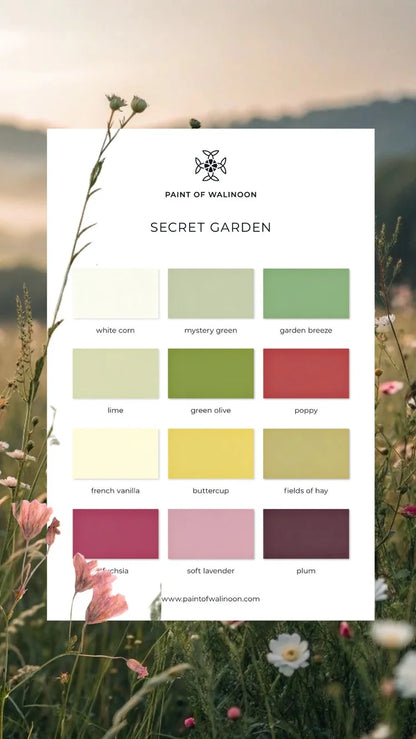 Farbkarten Set Paint of Walinoon