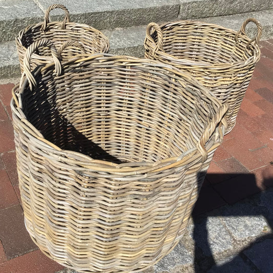 Korb Rattan, verschiedene Größen