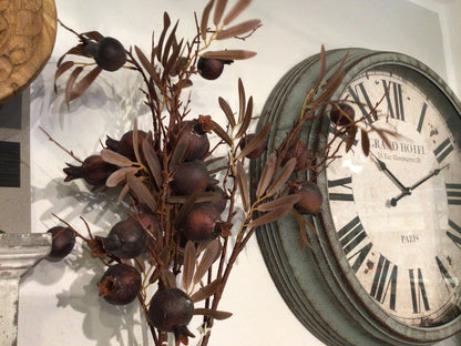 Kunstblume Zweig mit Samenkapsel