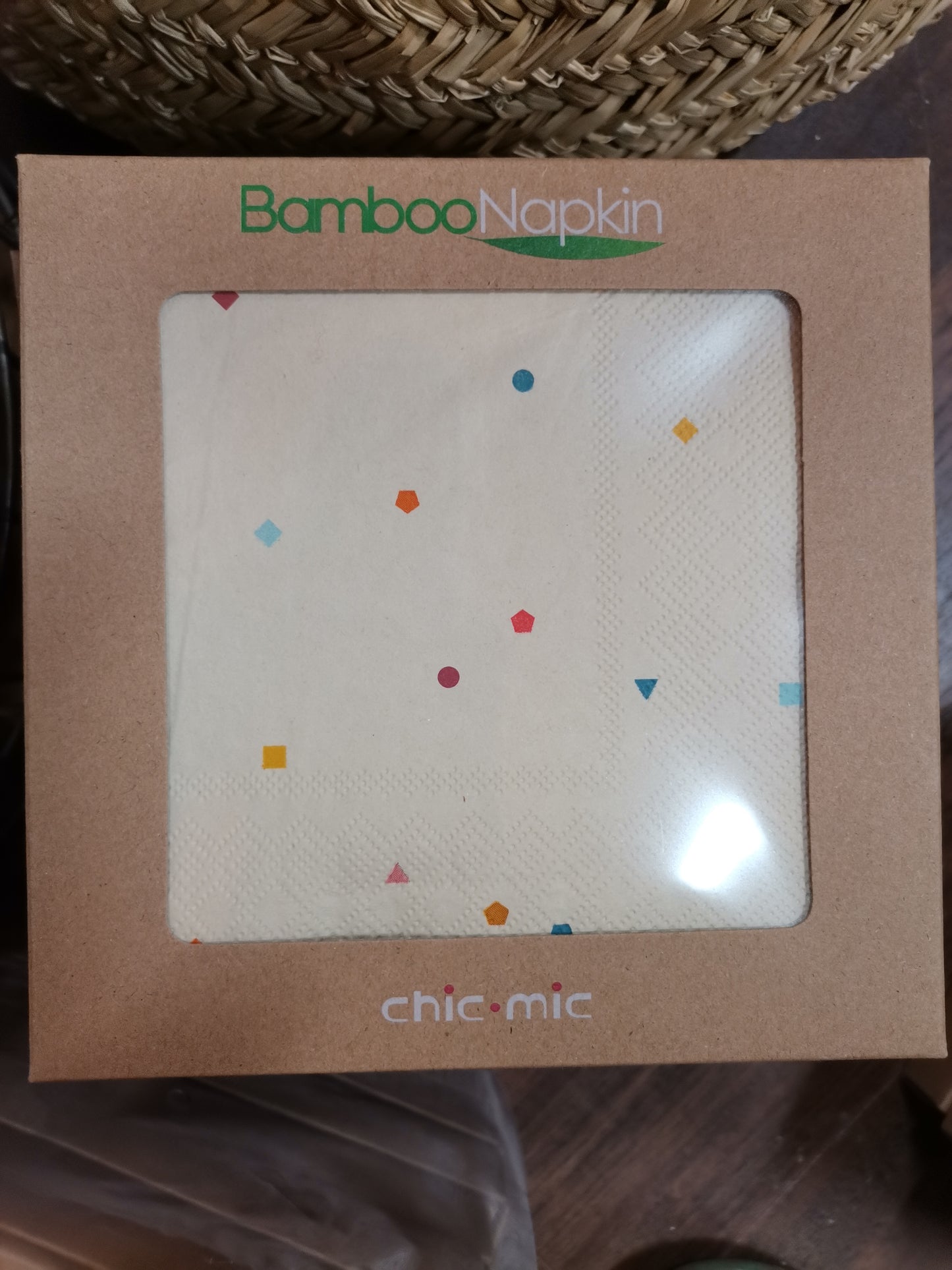 Serviette aus Bambus "Gemstones"