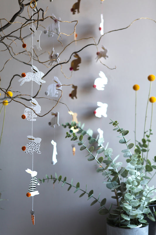 Hoppelhasenkette. Eucalyptus