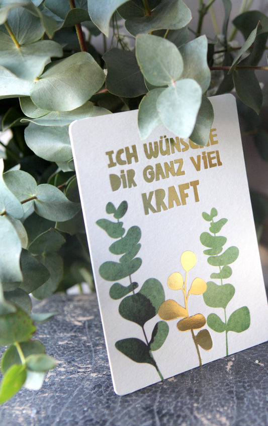 Postkarte "Ganz viel Kraft"
