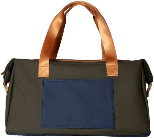 Reisetasche Grün / Navy Blau