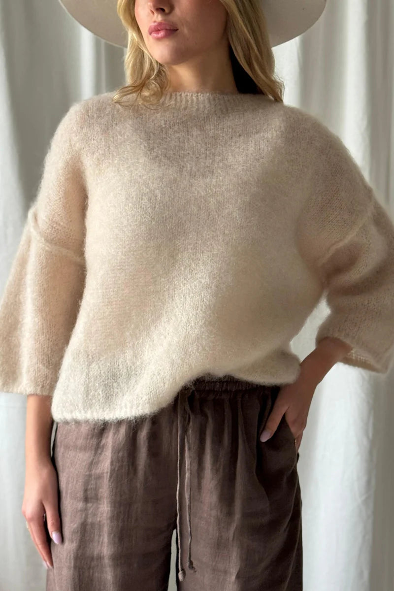 Pullover Liebeszauber Beige