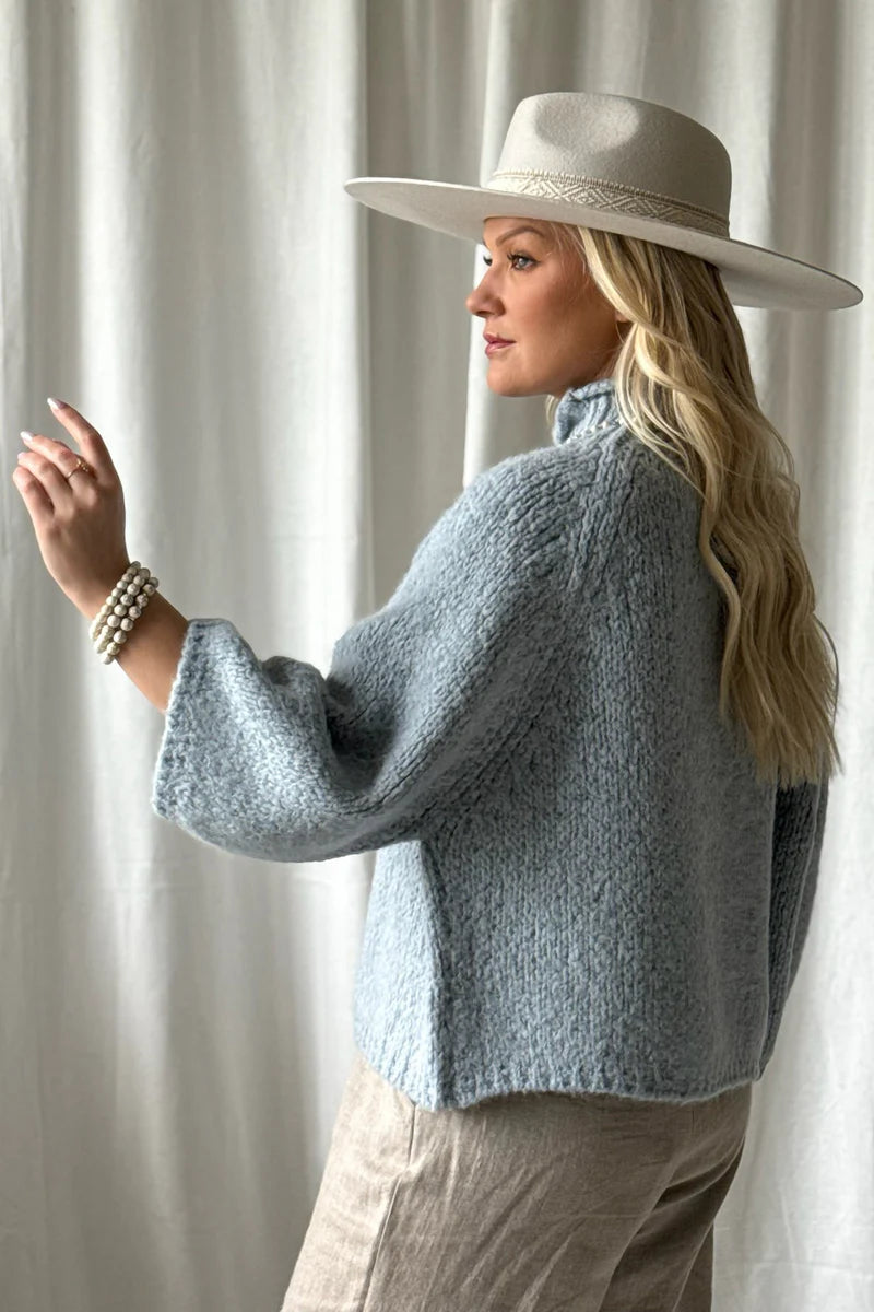 Strickpullover Moya Blau