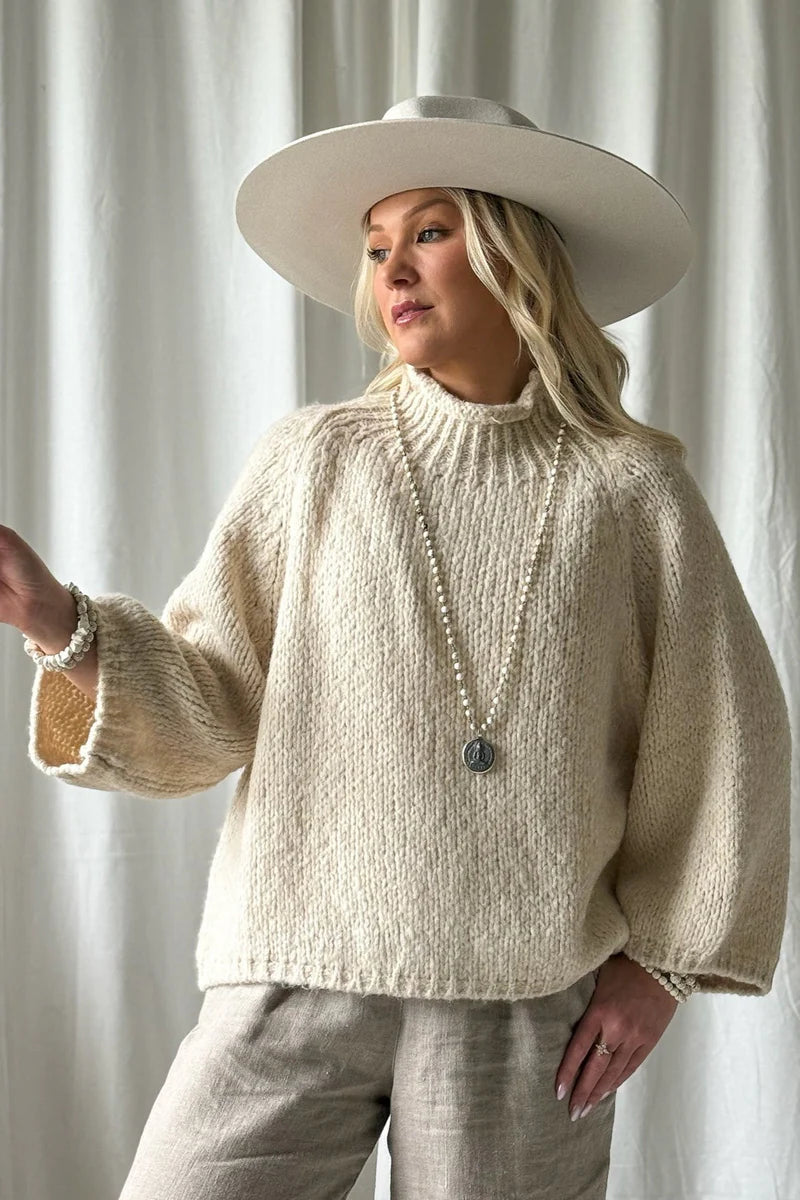 Strickpullover Moya Creme