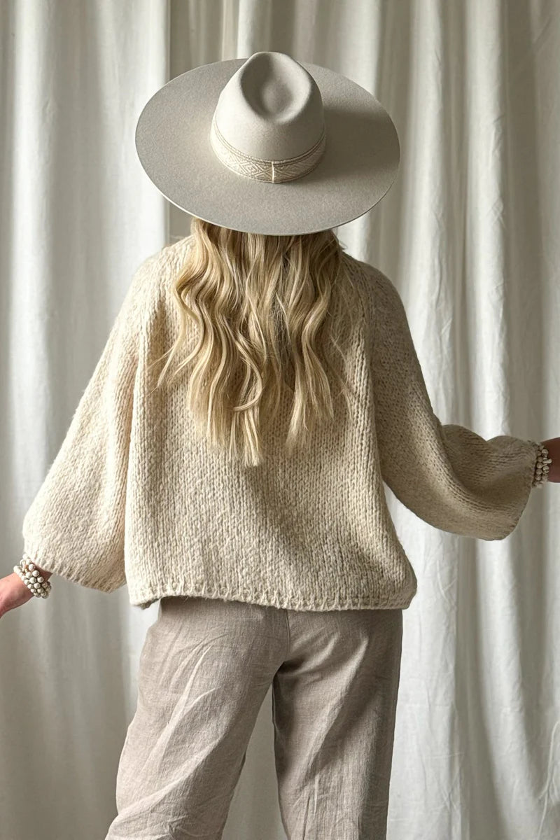 Strickpullover Moya Creme