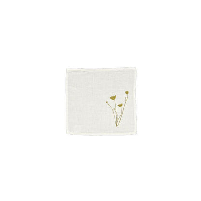 Servietten aus Leinen, 2er Set Butterblume