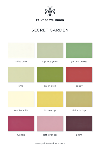 Farbkarten Set Paint of Walinoon