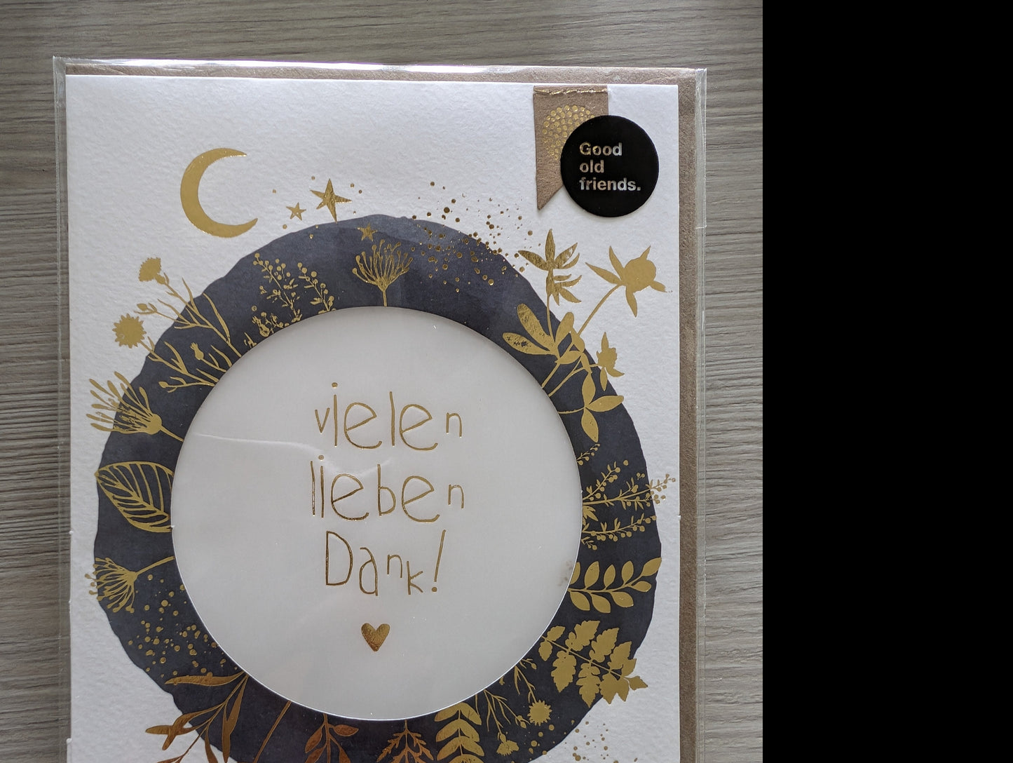 Lichtkarte "Vielen lieben Dank"