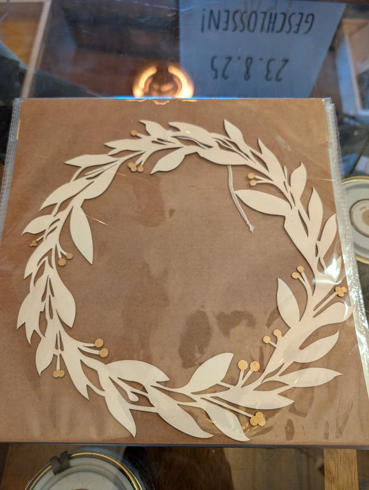 Kranz PaperArt weiß