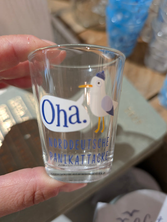 Schnapsglas. Oha