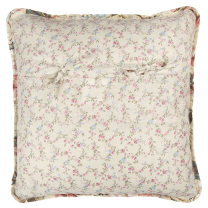 Kissenbezug 50x50 cm creme mit Blumen
